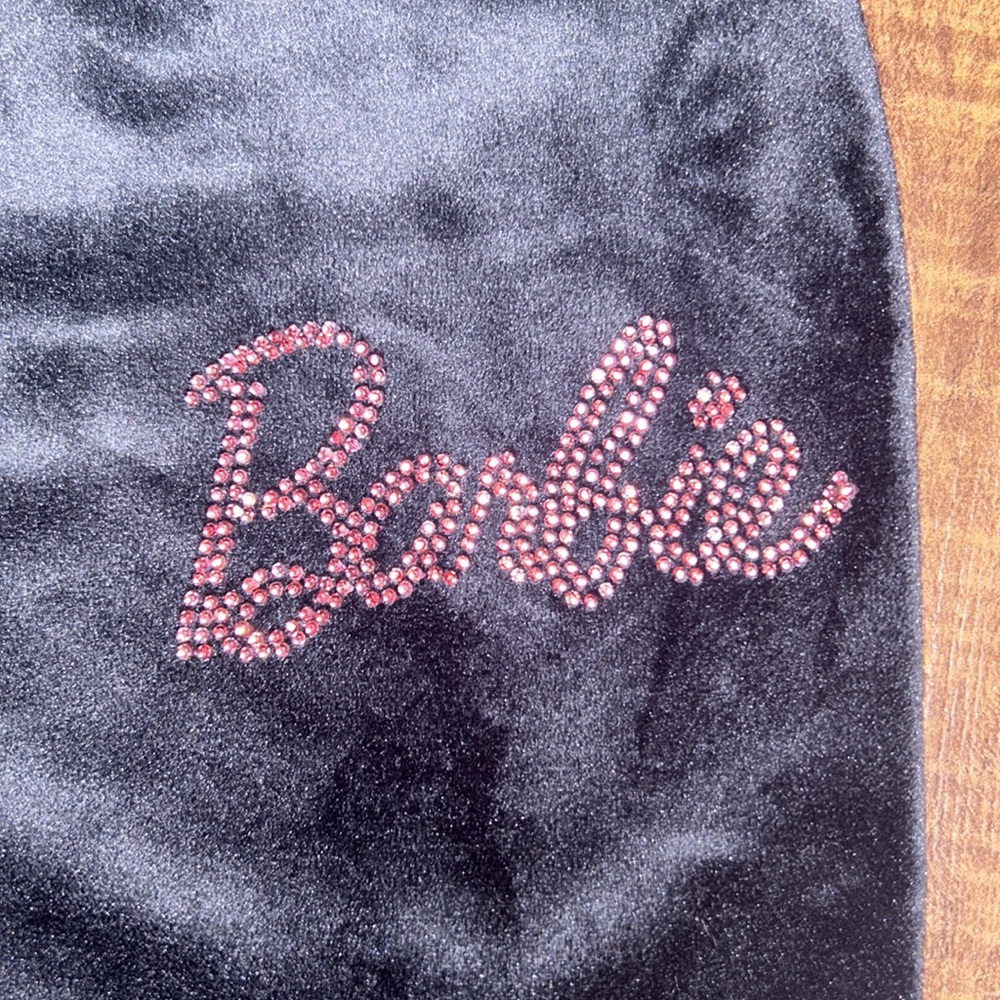 Urban planet barbie faux velvet flare pants - Picture 2 of 2